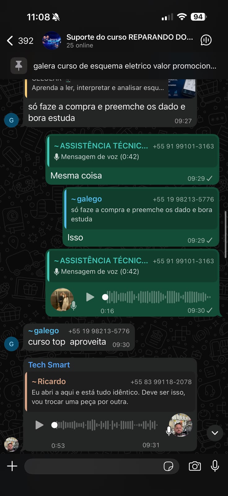 Depoimento real de aluno 3